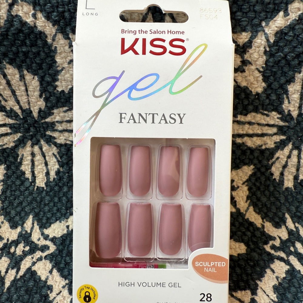 KISS Gel Fantasy Sculpted Nail - Mauve - Long